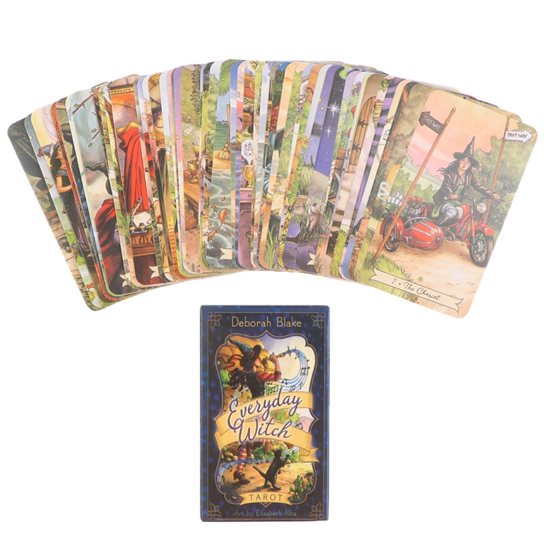 78Pcs/box Everyday Witch Tarot - Board Game Organization ulasan dan harga
