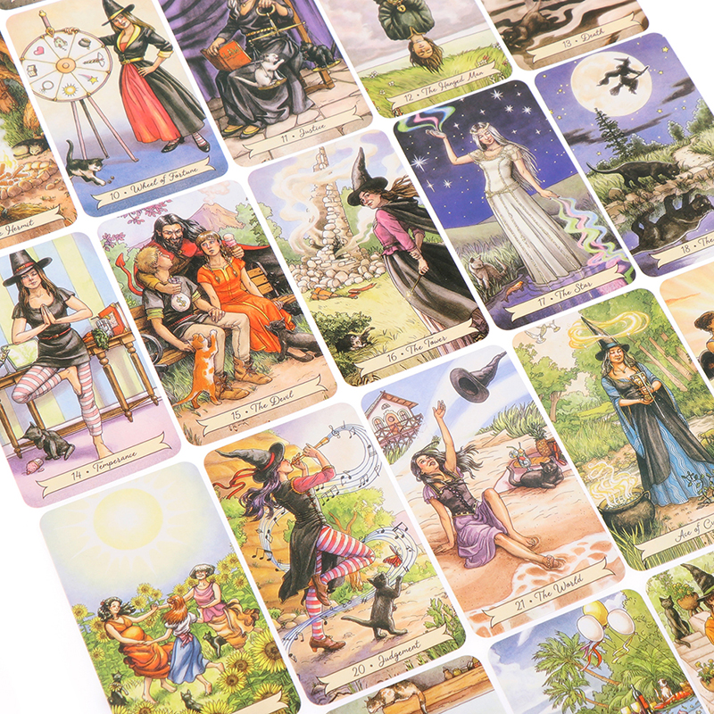 78Pcs/box Everyday Witch Tarot - Board Game Organization ulasan dan harga